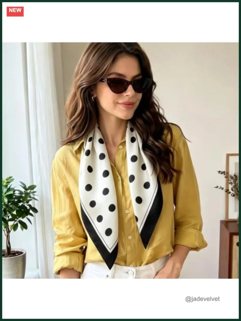 Silk Feeling Satin Head Scarf for Women - 27.5 Square Bandana Hair Wrap